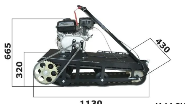 Мотобуксировщик XTREME-MOTORS "Конек-Горбунок" 6.5 л.с. в Йошкар-Оле