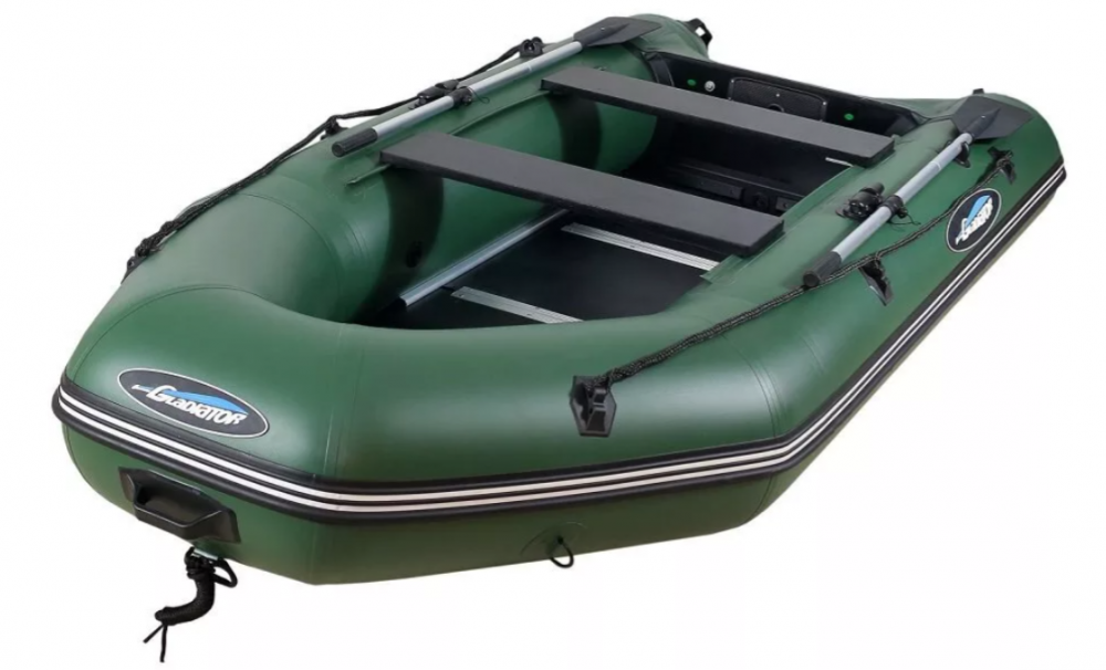 МОТОРНО-ГРЕБНАЯ ЛОДКА ПВХ GLADIATOR А 340 ТК С ФАНЕРНЫМ ПОЛОМ в Йошкар-Оле