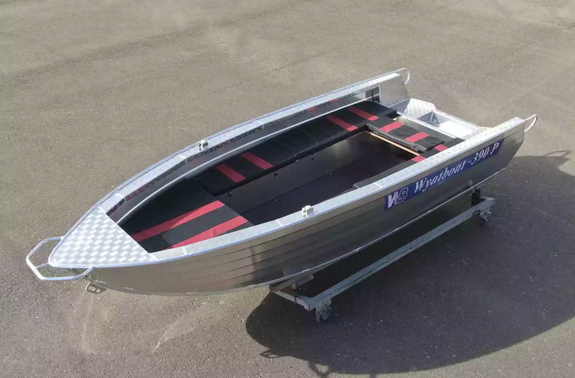 Алюминиевая лодка Wyatboat-390РМ увеличенный борт в Йошкар-Оле