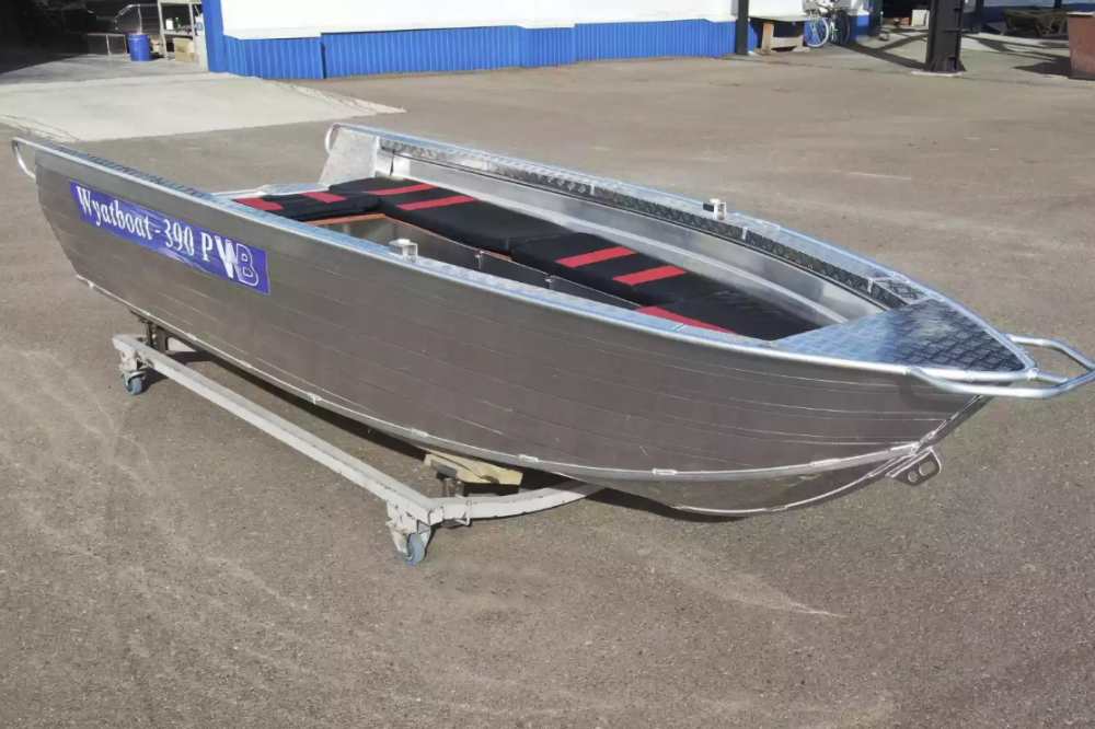 Алюминиевая лодка Wyatboat-390РМ увеличенный борт в Йошкар-Оле