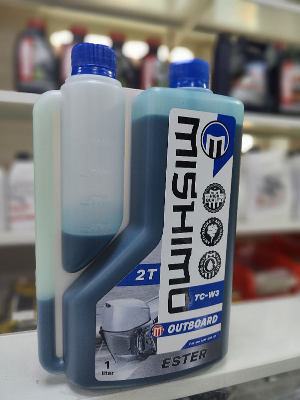 Масло MISHIMO 2T OUTBOARD (ESTER) полусинтетика 1 л в Йошкар-Оле