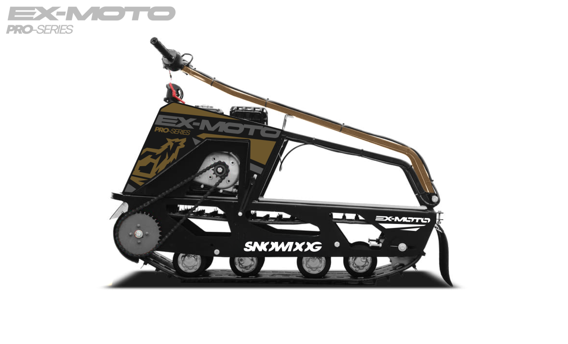 Мотобуксировщик EX-MOTO SNOWDOG S380 8л.с. в Йошкар-Оле