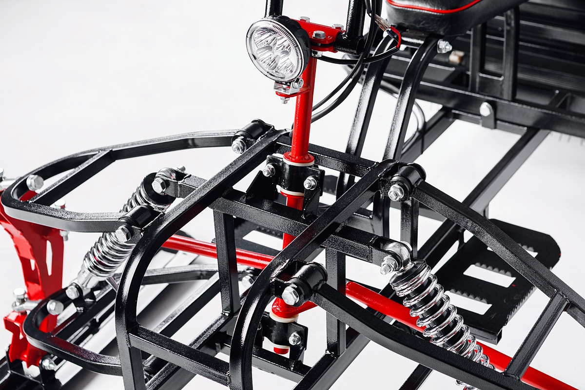 Лыжный модуль IKUDZO с подогревом ручек пластиковые лыжи в Йошкар-Оле