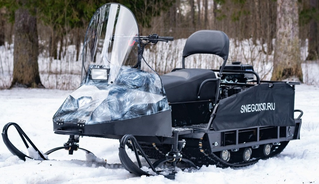 Миниснегоход Бурлак Егерь Экспедитор 15 л.с. , реверс, тормоз, капот белый в Йошкар-Оле