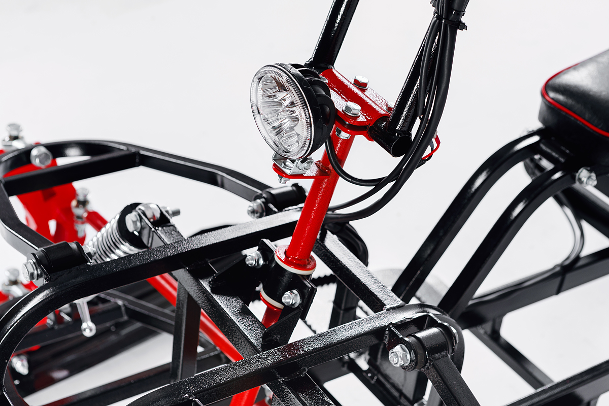 Лыжный модуль IKUDZO с подогревом ручек пластиковые лыжи в Йошкар-Оле