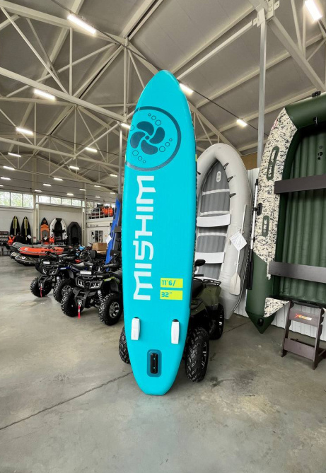 SUP (САП) Доска MISHIMO PRO-MAX Light Teal 12,6’ (385см) в Йошкар-Оле