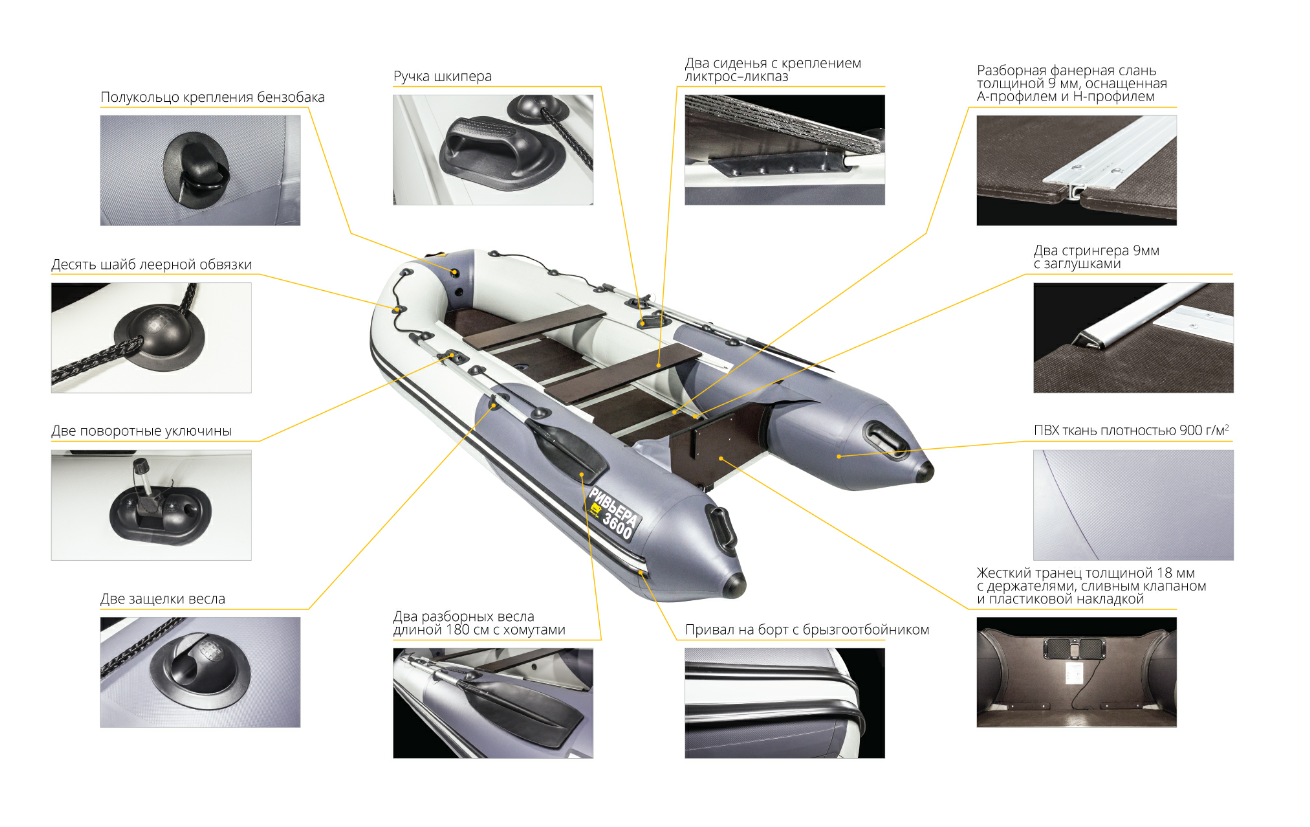 Лодка Ривьера Компакт 3600 СК в Йошкар-Оле