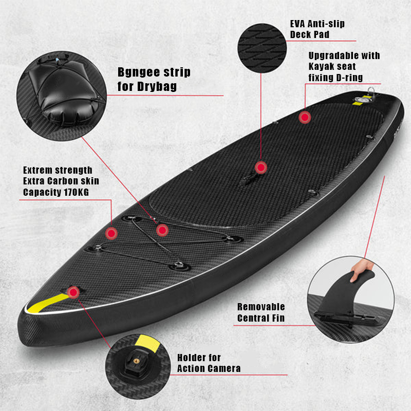 SUP (САП) ДОСКА MISHIMO CARBON DARKSIDE 10.6’ (325СМ) в Йошкар-Оле