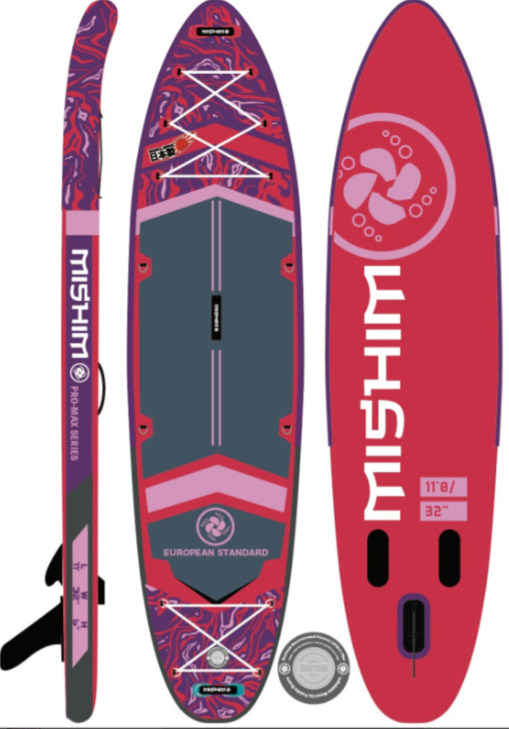 SUP (САП) Доска MISHIMO PRO-MAX Viva Magenta 10.8’ (330см) в Йошкар-Оле