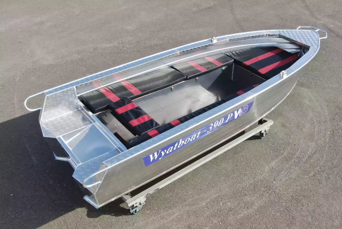 Алюминиевая лодка Wyatboat-390РМ увеличенный борт в Йошкар-Оле