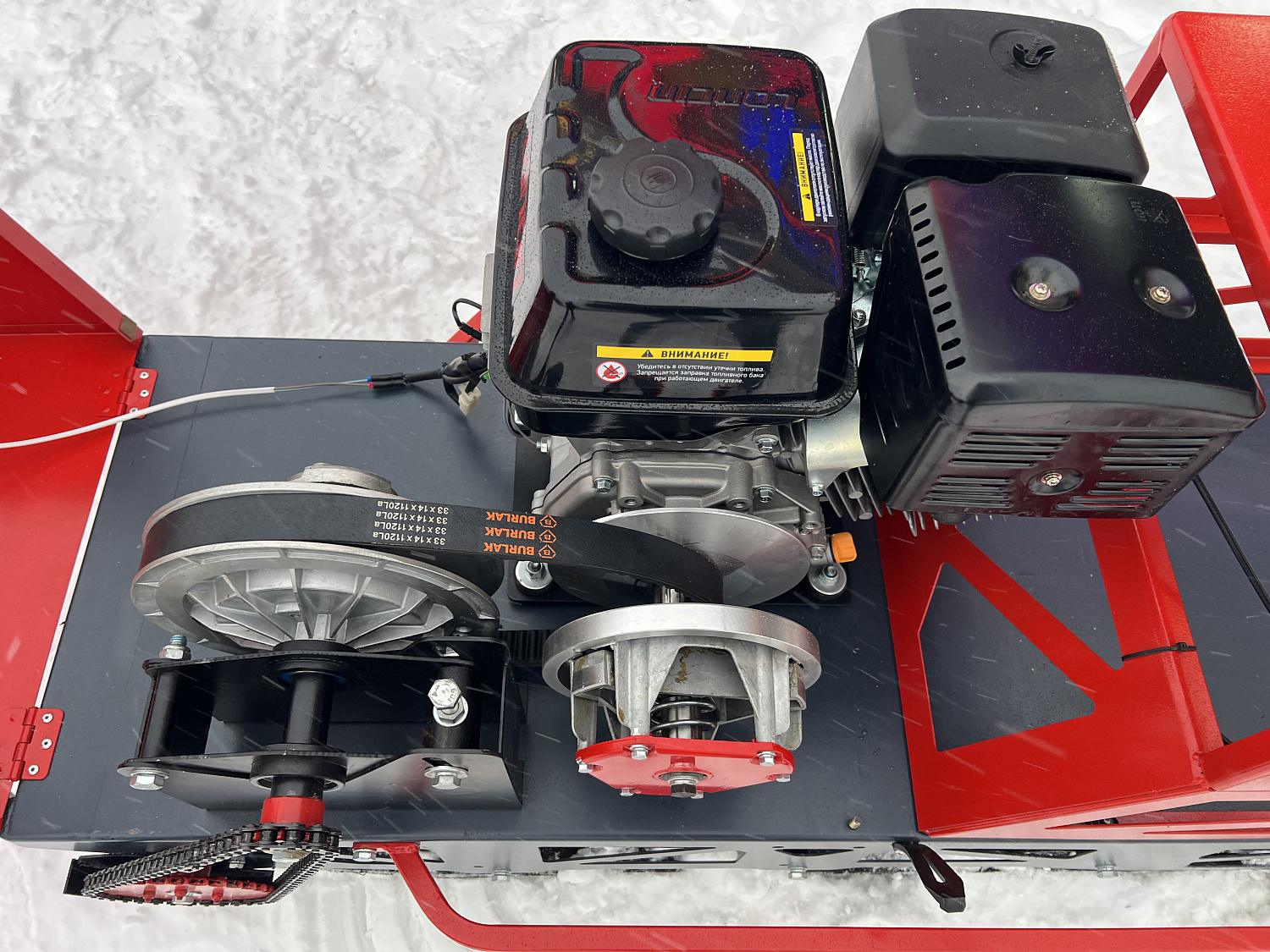 Мотобуксировщик EX-MOTO SNOWDOG S500 15л.с в Йошкар-Оле