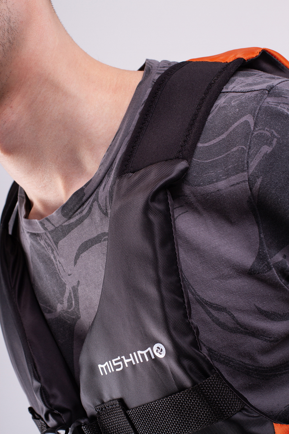 Жилет спасательный MISHIMO PRO Премиум качества Черно-оранжевый в Йошкар-Оле