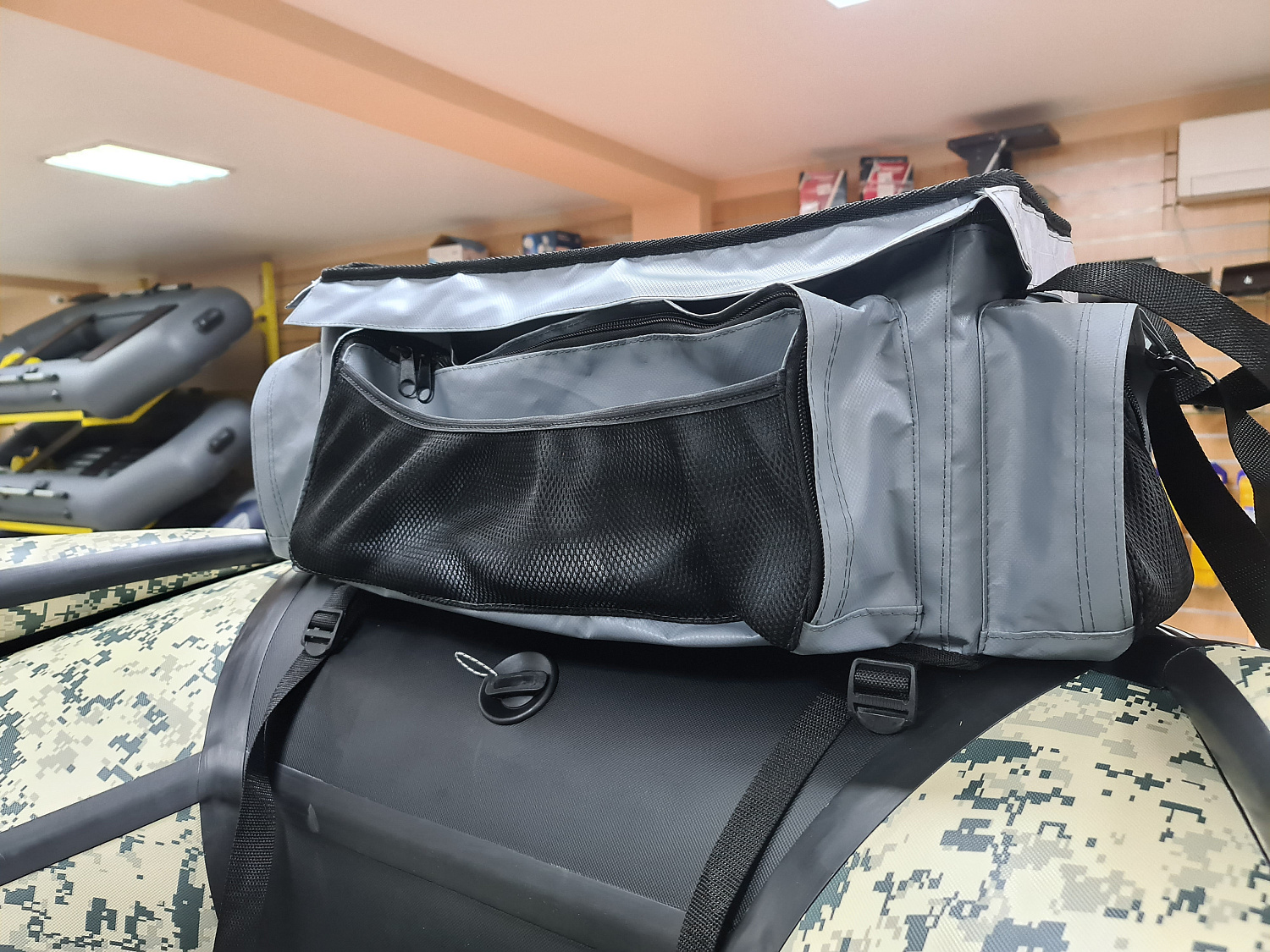 СУМКА ЛЮКС НА БАЛЛОН ДЛЯ ЛОДОК ПВХ 50Х25Х25 СМ в Йошкар-Оле