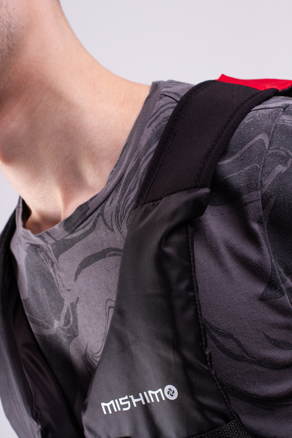 Жилет спасательный MISHIMO PRO Премиум качества Черно-красный в Йошкар-Оле